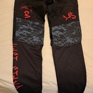 Last Stand Motorcycle Pants Multicolored Sz 36 EUC 42 Waist 32 Inseam